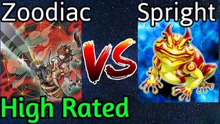 Zoodiac Bystial Vs Spright High Rated DB Yu-Gi-Oh! 2022