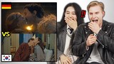 German vs  Korean Love Scene!! Korean Teen & German Guy Reaction