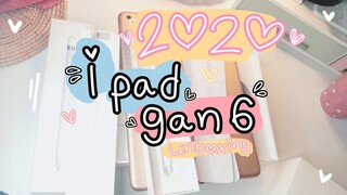 [ unboxing ♡ 2020 ] i pad gan 6 2018 🐰 & Goodnote - Procreate 🎨