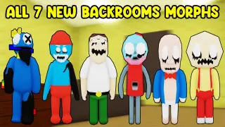 UPDATE - How To Find ALL 7 NEW BACKROOMS MORPHS in Find The Backrooms Morphs