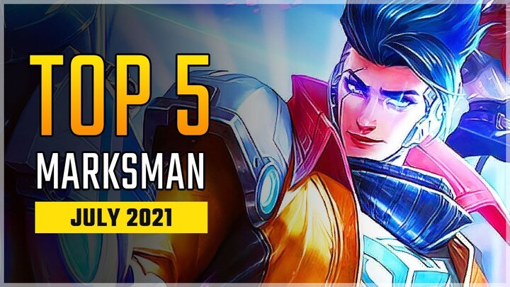 Top 5 Best Marksman Heroes in July 2021 | Claude Still in the Meta! Mobile Legends