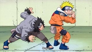 「中忍選抜試験 1vs1」ナルトは彼の無限の知性を使ってオナラでキバを打ち負かします|Chūnin Exams 1vs1,  Naruto  defeat Kiba with a fart