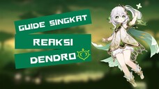 Guide Singkat Tentang Reaksi Dendro - Genshin Impact Indonesia