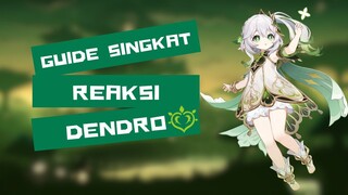 Guide Singkat Tentang Reaksi Dendro - Genshin Impact Indonesia