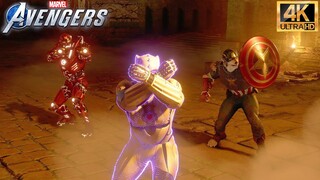 Capwolf and The Avengers Save Shuri - Marvel's Avengers Game (4K 60FPS)