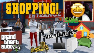 SHOPPING PARA SA BAGONG MANSION NI KIMCHI (MAY SIMS NA PALA SA GTA?) | GTA 5 RP