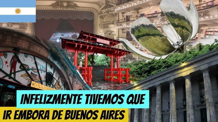 Muitos pontos turísticos em um único dia! Buenos Aires é linda