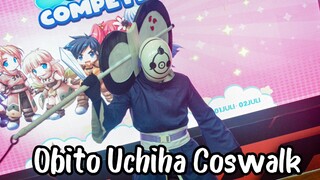 Obito Uchiha Cosplay Walk Perform