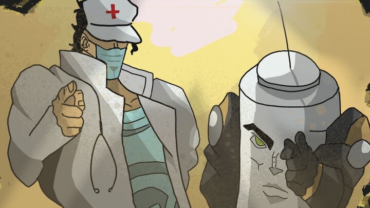[อนิเมะ] หมอ ปะทะ ไวรัส | วาดภาพในสไตล์โจโจ้