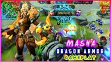 MASHA DRAGON ARMOR GAMEPLAY | SKILL  EFFECTS | RELEASE DATE | SHOUT OUT