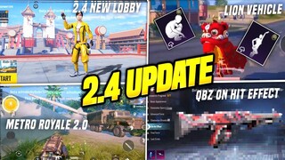 😍 New Royale Pass M19/M20 Leaks | QBZ & M416 Upgrade Guns | 2.4 UPDATE Metro Royale 2.0 is Here !