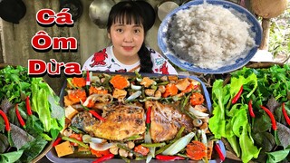 Huỳnh Như Vlogs Làm Cá Chưng Tương Nước Cốt Dừa Món Ăn Ngon Miền Tây