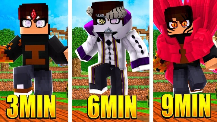 A CADA 3 MINUTOS FICAMOS MUITO MAIS FORTES NO NARUTO 𝗡𝗢 MINECRAFT POCKET EDITION !! ‹ Ine ›