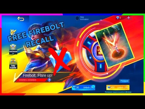 HOW TO GET FIREBOLT RECALL IN BRUNO FIREBOLT EVENT MOBILE LEGEND