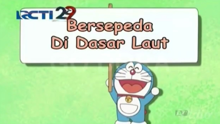 Doraemon "Bersepeda di dasar laut"