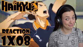 Haikyuu!! S1 E08 - "The One They Call "Ace"" Reaction