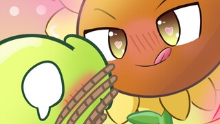 [Pea/Fan Comic] What? Pea attacked Sunflower at night and was caught?