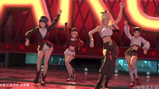 【火影】当木叶四美组成了街舞女团，这是我见过的最强粉丝应援！！！