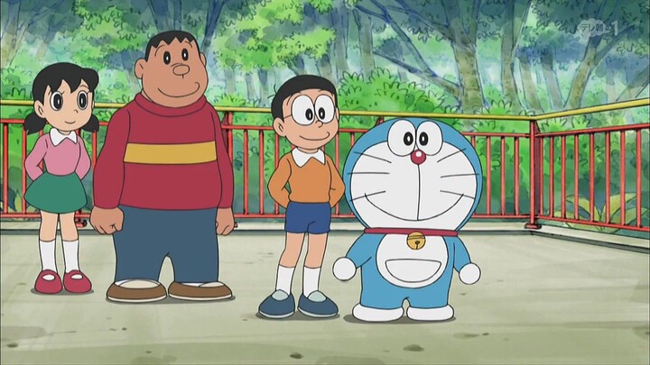 Doraemon (2005) Tập 468: Thang máy địa cầu - Dây dẫn tìm đồ đôi (Lồng Tiếng)