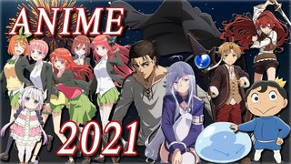 10 BEST ANIME of 2021 (In My Opinion & Special Announcement!!) | Anime Rewind