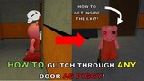 *Easy* | How to GLITCH THROUGH ANY DOOR in Chapter 6 - Hospital [Roblox Piggy Glitches]