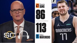 ESPN SC | "Luka Doncic is greatest player in NBA"- Scott Van Pelt reacts Mavericks BIG WIN over Suns