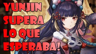 YunJin primeras impresiones 😍 Build inicial ¡Me encanta este personaje! ¡Complemento Geo definitivo!