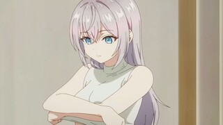 Ellie, teman sekelas di meja sebelah, menggunakan "Crimson King" untuk beralih ke gaya JoJo dari wak