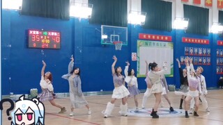 华电篮球赛中场舞蹈