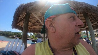 SITTING ON THE DOCK OF THE BAY W/Carl Vella @Marriott Hotel MM 103 Key Largo Fl Keys Snorkeling baby