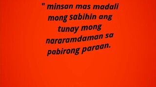 aminin mo Ganyan ka din