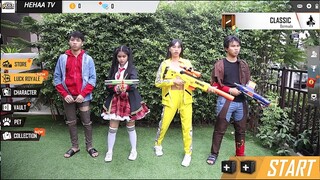 หนังสั้น เกม Free fire  ในชีวิตจริง ภาค 2 คู่จิ้น NerfWar