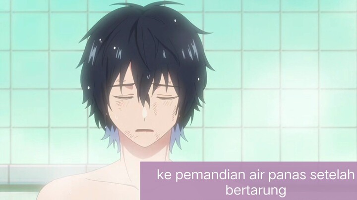 #KompetisiKreasiUnggahan3 , mandi pemandian panas setelah bertarung