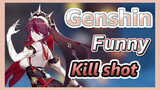 [Genshin  Funny]What will happen when a character falls to his death and uses a kill shot? 2