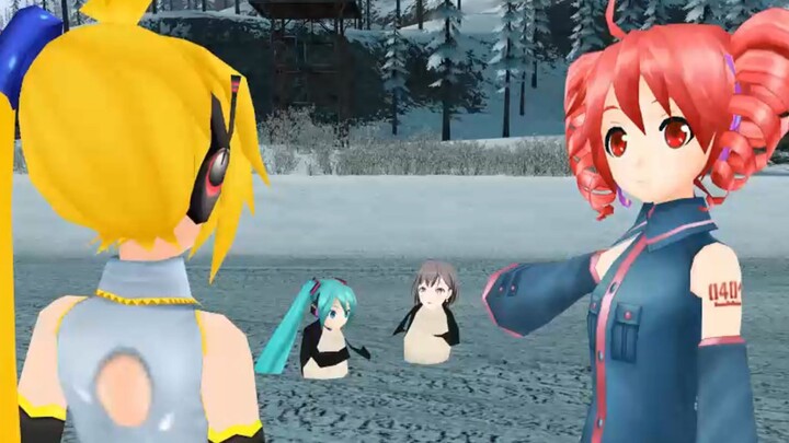 Miku has turned into a penguin!