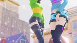 1080p60 frames❀Humanity Group's Dance Live❀ ❀Frisk&Chara's Chocolate Cream❀ [UndertalexMMD/UTxMMD]