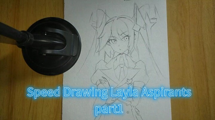 Speed Drawing Layla Aspirants (part1) - MLBB