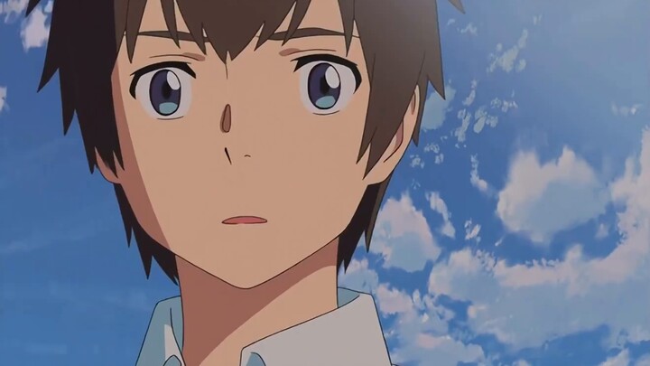 "Your Name" 4K material, WeChat 8.0 editing