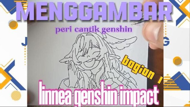 fan drawing gambar linnea pertama