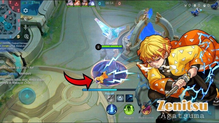 New Zenitsu Lebih Fresh, Skin Mod Paling Keren Di Mlbb