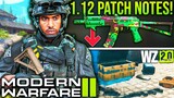 Modern Warfare 2: Full 1.12 UPDATE PATCH NOTES! Huge Fixes & Changes! (WARZONE 2 Update Patch Notes)