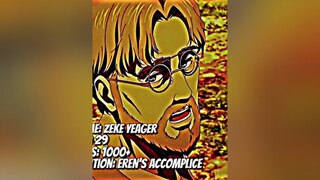 Zeke zekeyaeger zekeyeager zekejaeger zekejeager zekedit zekejaegeredit zekeyaegeredit zekeyeageredit zekejeageredit jeager yeager jaeger yaeger aot anime fypシ fyp viral anime edit animeedit aotedit a
