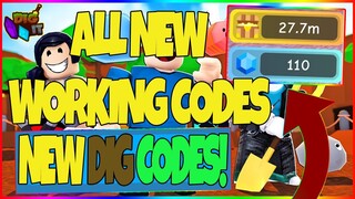 ALL *2* NEW CODES IN DIG IT! (ROBLOX) [AUGUST-10-2020]