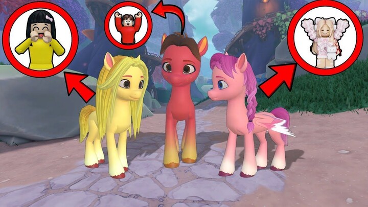 Yuta, Mio Dan Baby Celine Jadi Kuda Pony Menjelajah Hutan  ROBLOX