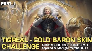 TIGREAL NEW SPECIAL SKIN | GOLD BARON  - MLBB