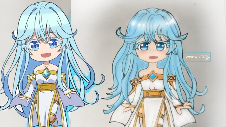 Tutorial Menggambar Anime dan mewarnai super mudah untuk pemula
