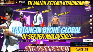 TANTANGIN BYONE GLOBAL DI SERVER MALAYSIA! AUTO KASIH PAHAM FREESTYLE KANGGURU🔥