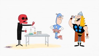 MAD S2 EP03 Clip Red Skull Drink Parody Red Bull - Cartoon Network 1080p (HD)