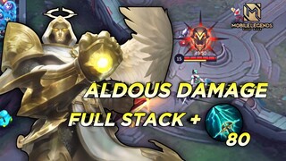 THE POWER OF ALDOUS ! MUSUH CUMA SEKALI TINJU - MLBB