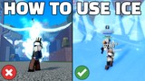 How To Use Ice CORRECTLY in Blox Fruits PVP.. (ICE GUIDE)